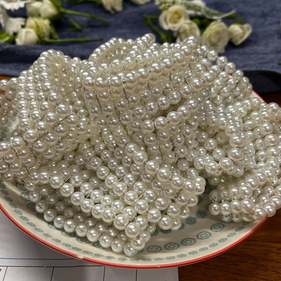 Pearl corsage bracelets